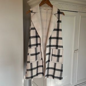 Plaid vest